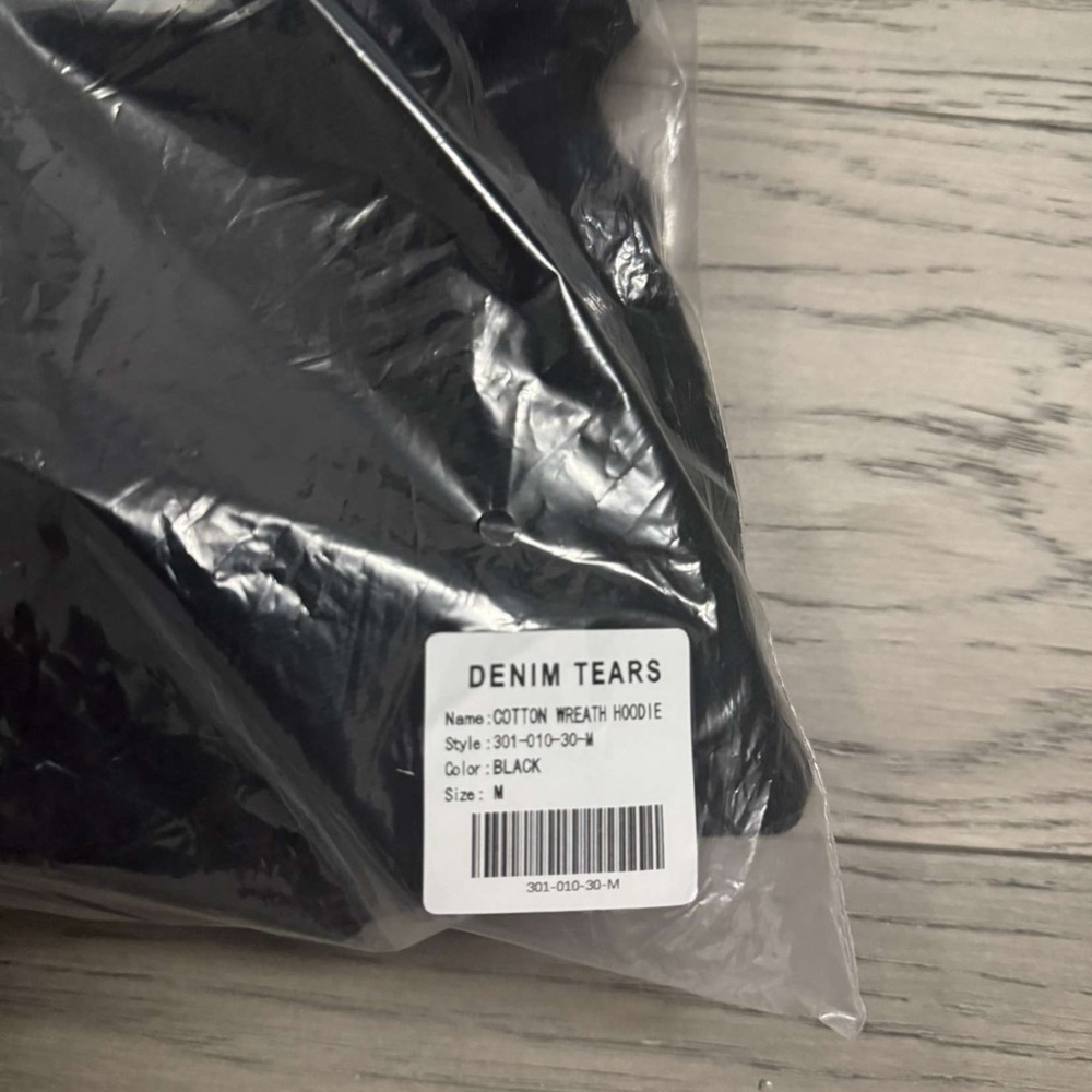 Black Denim tears hoodie size medium - Picture 4 of 6